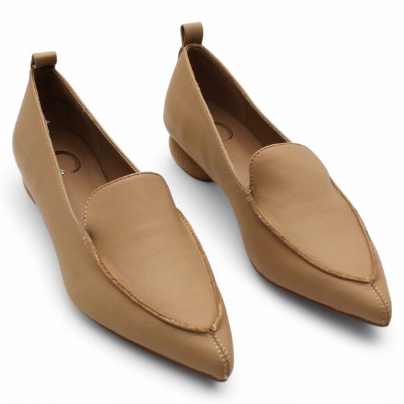 Journee Collection Women's Maggs Pointed Toe Loafers - Tan - Picture 1 of 7